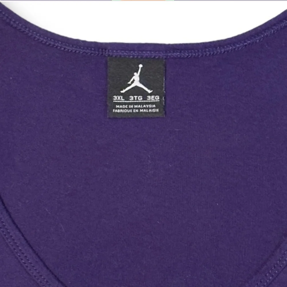 NIKE JORDAN JUMPMAN 2015 What’s Up Jock Purple Graphic Tank 3XL